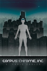 Corpus Chrome, Inc. science fiction crime cover art