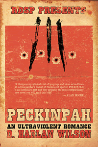 Peckinpah irrealist bizarro novel cover art